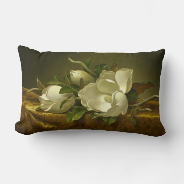 Klassieke Magnolias Accent Pillow Kussen (Voorkant)