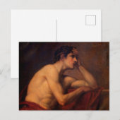 Klassieke man briefkaart (Voorkant / Achterkant)