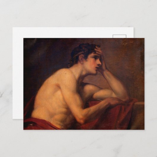 Klassieke man briefkaart (Voorkant / Achterkant)