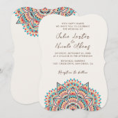 Klassieke Mandala Design Kaart (Voorkant / Achterkant)