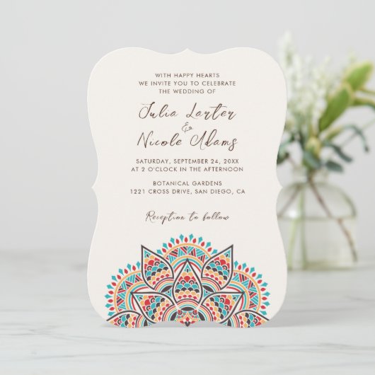 Klassieke Mandala Design Kaart (Staand voorkant)