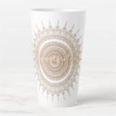 Klassieke Mandala Latte Mok (Voorkant)