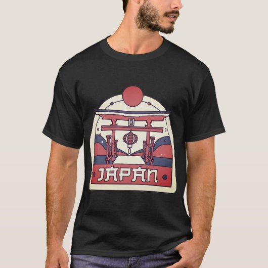 Klassieke Mannen T-Shirt uit Japan (Voorkant)
