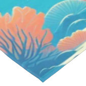 Klassieke, manta ray kustkunst tafelkleed (Gekanteld)