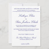 Klassieke mariene uitnodiging (Voorkant)