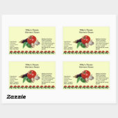 Klassieke Marinara Sauce Rechthoek Jar Labels (Vel)