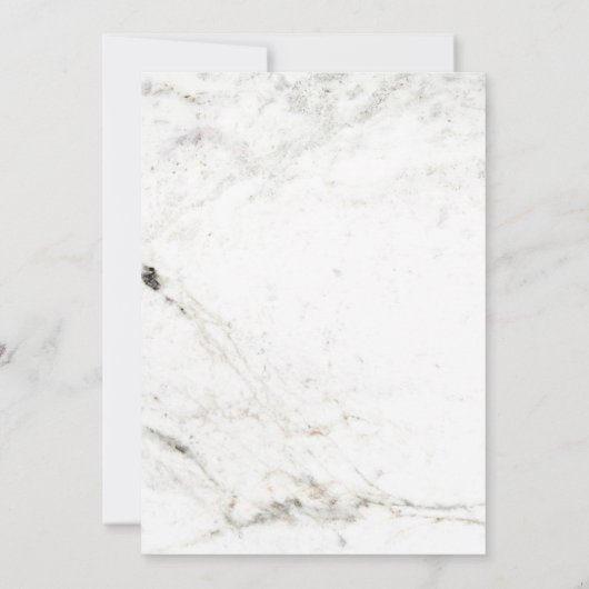 Klassieke Marine Blauw en Marmer | afstudeerfeest Kaart (Achterkant)