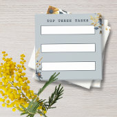 Klassieke marine en gouden bloemen te doen lijst post-it® notes