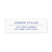 Klassieke marine etiket (Voorkant)