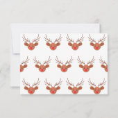 Klassieke marine Tartan Pset Merry Kerstmis bedank Bedankkaart (Achterkant)