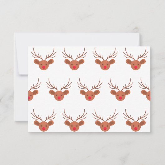 Klassieke marine Tartan Pset Merry Kerstmis bedank Bedankkaart (Achterkant)