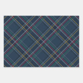 Klassieke marine vakantie plaid Kerstmis Inpakpapier Vel (Voorkant)