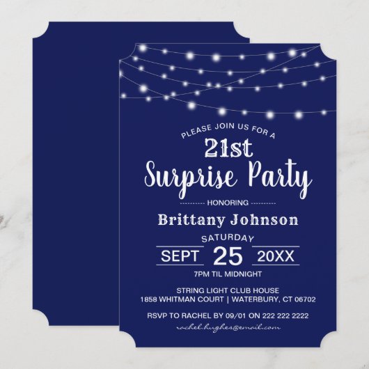 Klassieke marinesubsidie Birthday Kaart (Voorkant / Achterkant)