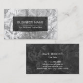 Klassieke marmer Achtergrond Moderne elegant Visitekaartje (Voorkant / Achterkant)