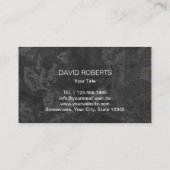 Klassieke marmer Achtergrond Moderne elegant Visitekaartje (Achterkant)