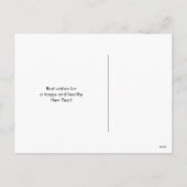 Klassieke Marmer en Faux Roos Gold 2017 Kalender Feestdagenkaart (Achterkant)