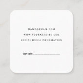 Klassieke marmer met label op het label Barber (Achterkant)