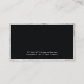 Klassieke marmeren afwerking | Monogram | Executiv Visitekaartje (Achterkant)