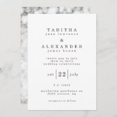 Klassieke marmeren kaart (Voorkant / Achterkant)