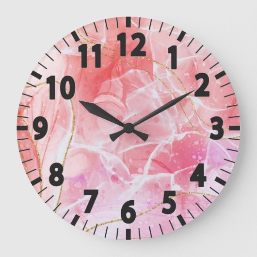 Klassieke marmerwandklok grote klok (Voorkant)