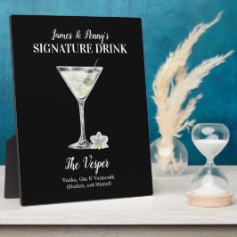Klassieke Martini • PERSONALISEER deze Signature C Fotoplaat