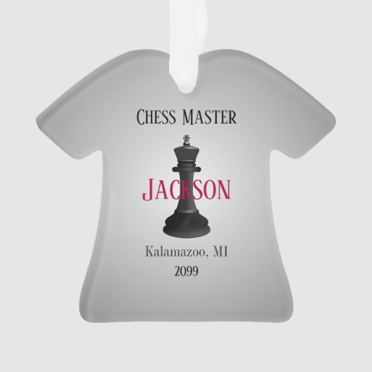 Klassieke Master met Koningstekening Ornament (voorkant)