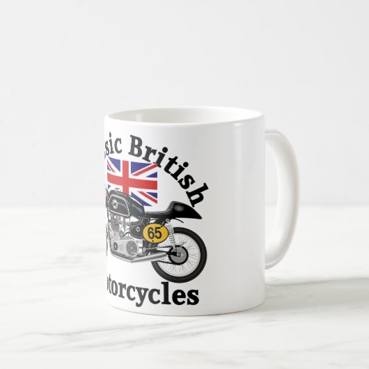 Klassieke matchless G45 motorfiets mok (Voorkant rechts)