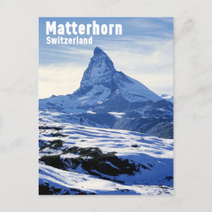 Klassieke Matterhorn, Zwitserland  Briefkaart