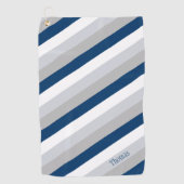 Klassieke Medische Vier Kleur, Naam Golfhanddoek (Voorkant)
