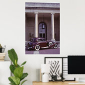 Klassieke Mercedes Benz 540K Coupe Poster (Thuiskantoor)