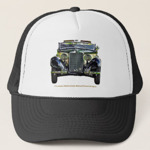 Klassieke Mercedes Benz Cabriolet Trucker Pet