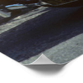 Klassieke Mercedes Benz SLR300 Gullwing Poster (Hoek)