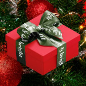 Klassieke Merrie en heldere groene kleur #1A4301 Satijnen Lint