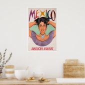 Klassieke Mexicaanse Kunst Mexico Reisposter Keuke Poster (Keuken)