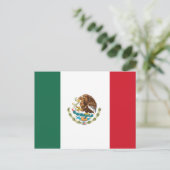 Klassieke Mexicaanse vlag Briefkaart (Staand voorkant)