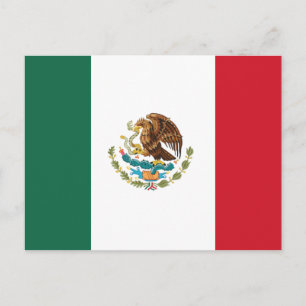 Klassieke Mexicaanse vlag Briefkaart