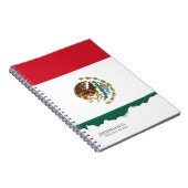 Klassieke Mexicaanse vlag Notitieboek (Rechterzijde)