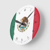 Klassieke Mexicaanse vlag Ronde Klok (Hoek)