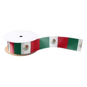 Klassieke Mexicaanse vlag Satijnen Lint