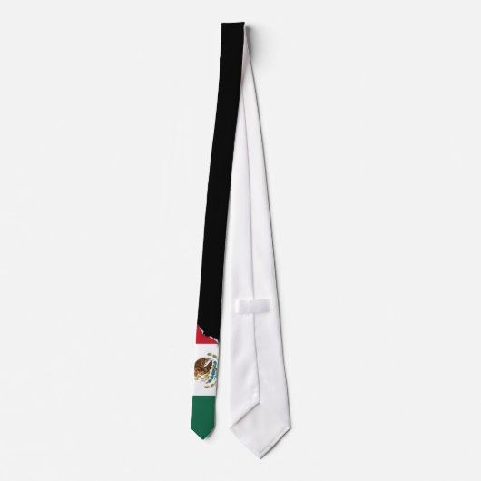 Klassieke Mexicaanse vlag Stropdas (Achterkant)