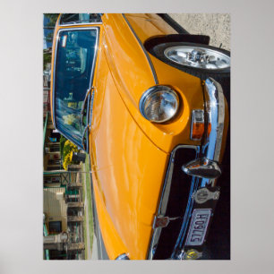 Klassieke MGB GT Roadster Poster