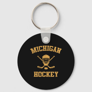 Klassieke Michigan Hockey Sleutelhanger