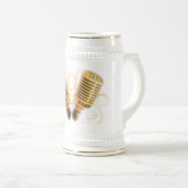 Klassieke microfoon bierpul (Voorkant rechts)