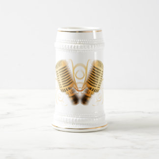 Klassieke microfoon bierpul