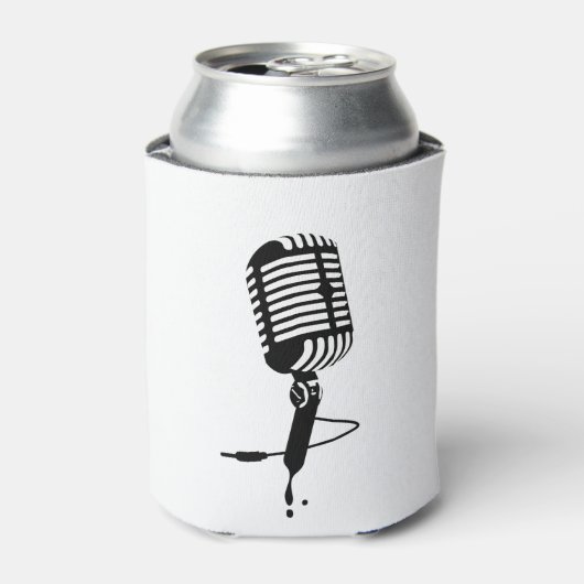 klassieke microfoon blikjeskoeler (Blikje Voorkant)