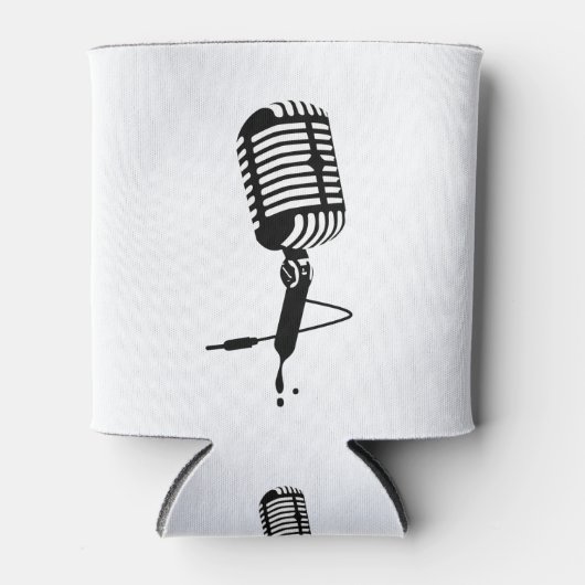 klassieke microfoon blikjeskoeler (Voorkant)