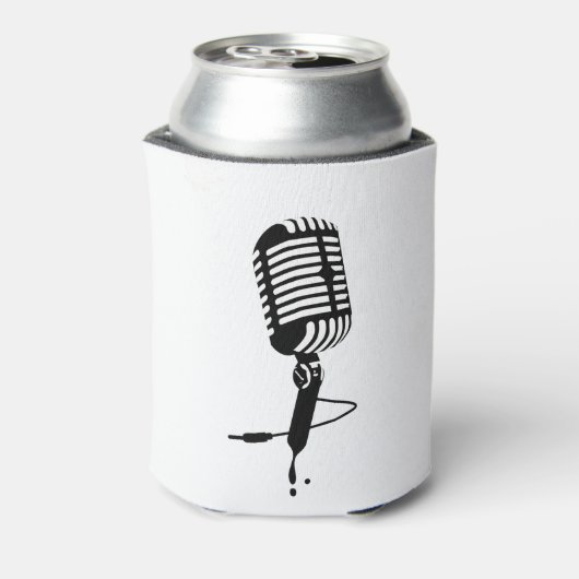 klassieke microfoon blikjeskoeler (Blikje Achterkant)