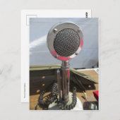 Klassieke microfoon briefkaart (Voorkant / Achterkant)