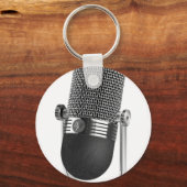 Klassieke microfoon sleutelhanger (Voorkant)
