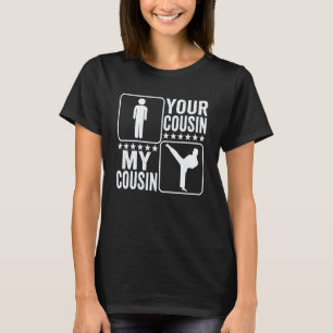 Klassieke Mijn Neef Karate Neef Trots Karate Neef T-shirt